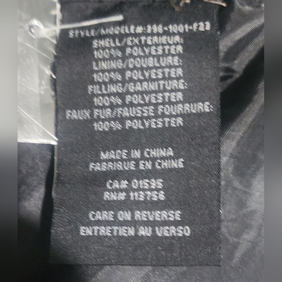 NWT Women's Beige Oppenheimer Winter Jacket with Faux Fur Hood size: L - Picture 7 of 9